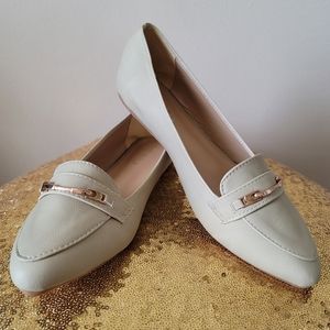Steven Ella Beige Flats Sz 8